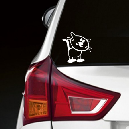 Sticker animal chat famille zoustick Ref: 1174